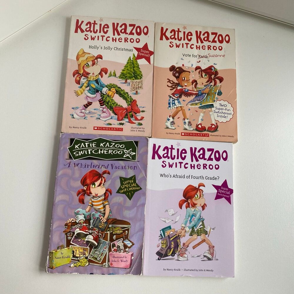 Katie‎ Kazoo Switcheroo 4 book set paperback Scholastic Kids Fiction Girls